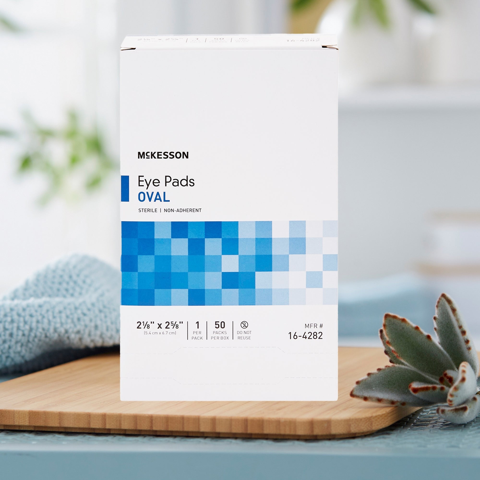 eye pad mckesson 2 1 8 x 2 5 8 inch sterile 1 per pack packaging type box