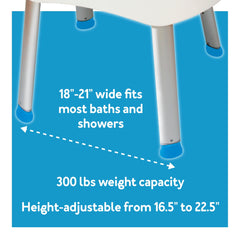 ez bath and shower seat with handles carex