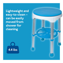 ez swivel shower stool by carex