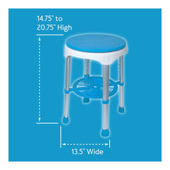 ez swivel shower stool by carex