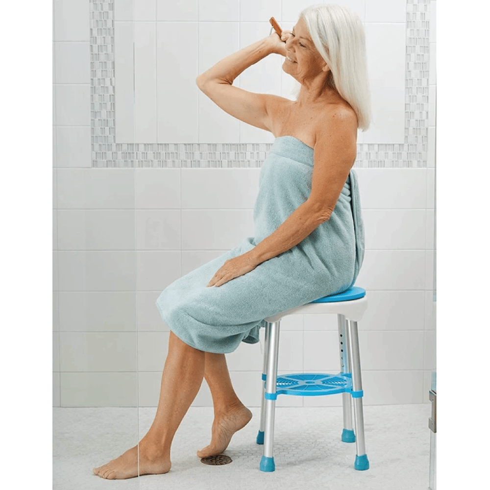ez swivel shower stool by carex