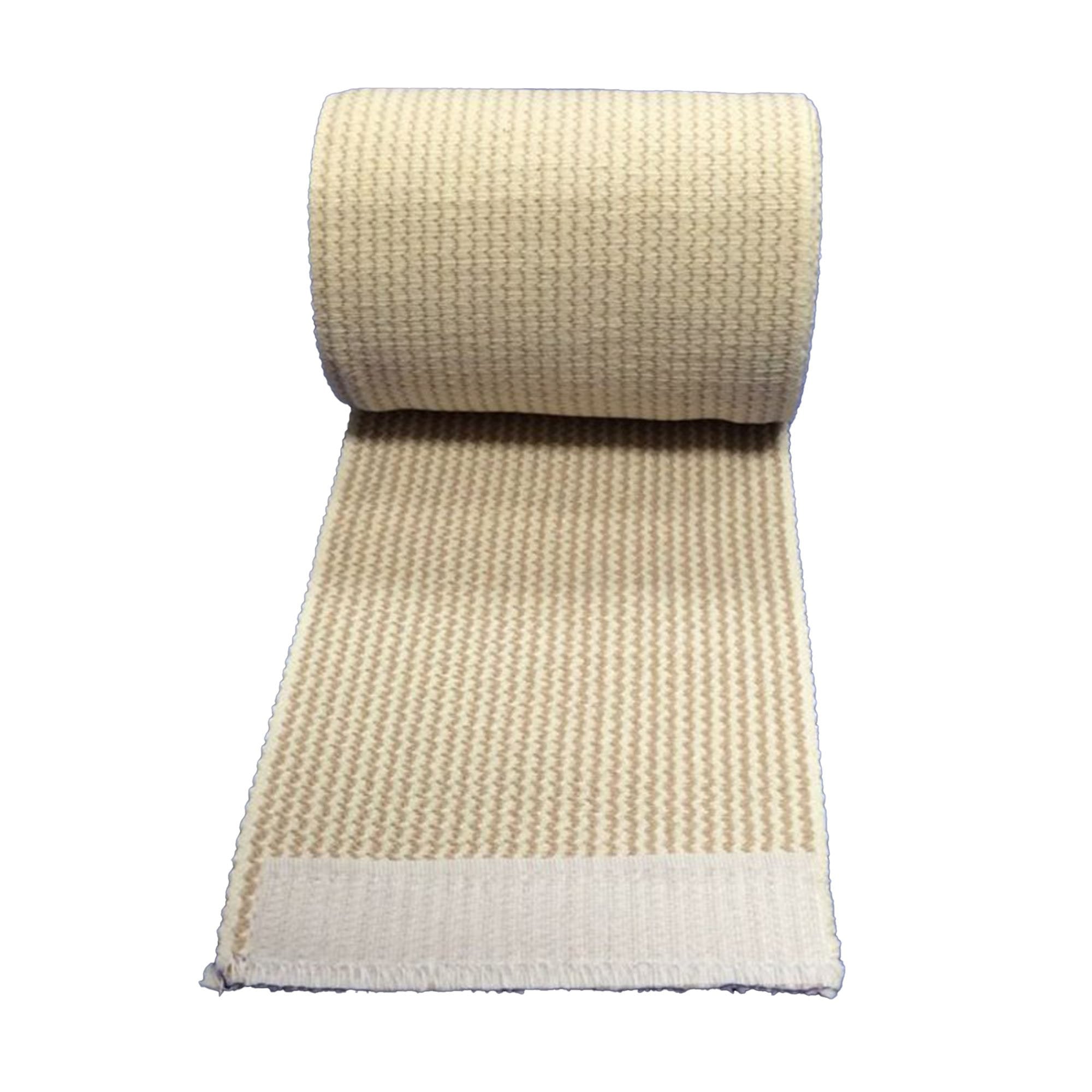 Elastic Bandage EZe Band LF 4 Inch X 11 Yard Double Length Double Hook and Loop Closure Tan NonSterile Standard Compression