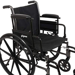 Probasics K3 Lightweight Wheelchair with Flip-up desk arms and Swing-Away Footrests ,300 lbs Weight Capacity ,20" x 16" ,WC32016DS