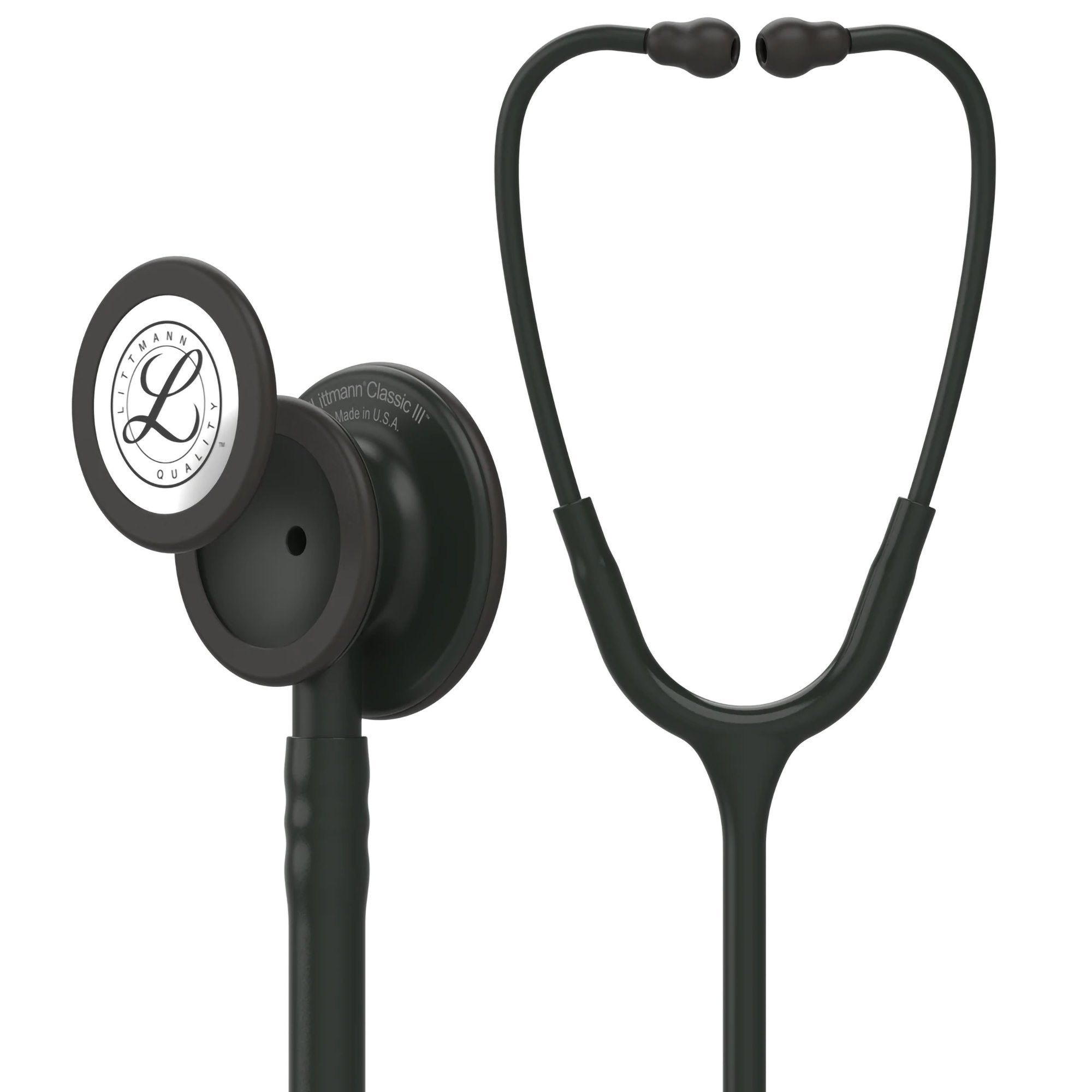 Clinician Stethoscope 3M Littmann Classic III Black 1-Tube 27 Inch Tube Convertible Chestpiece