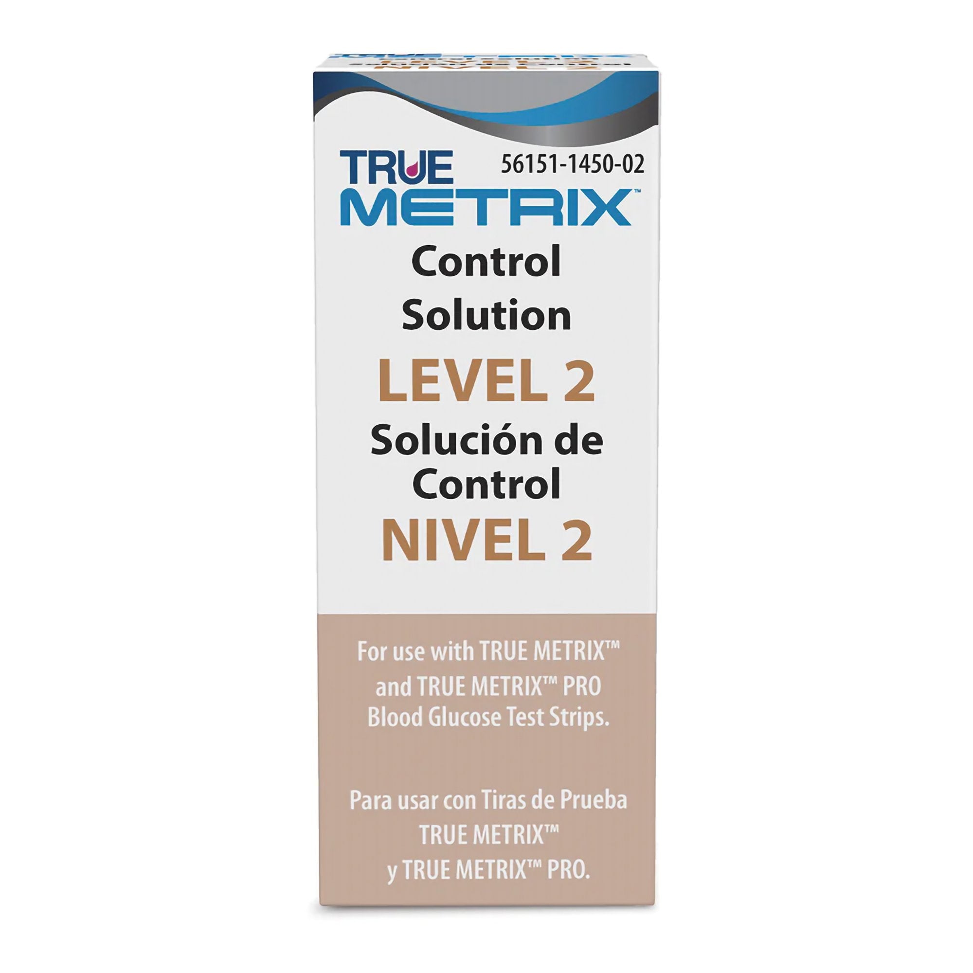 Blood Glucose Control Solution TRUE METRIX 3 mL Level 2