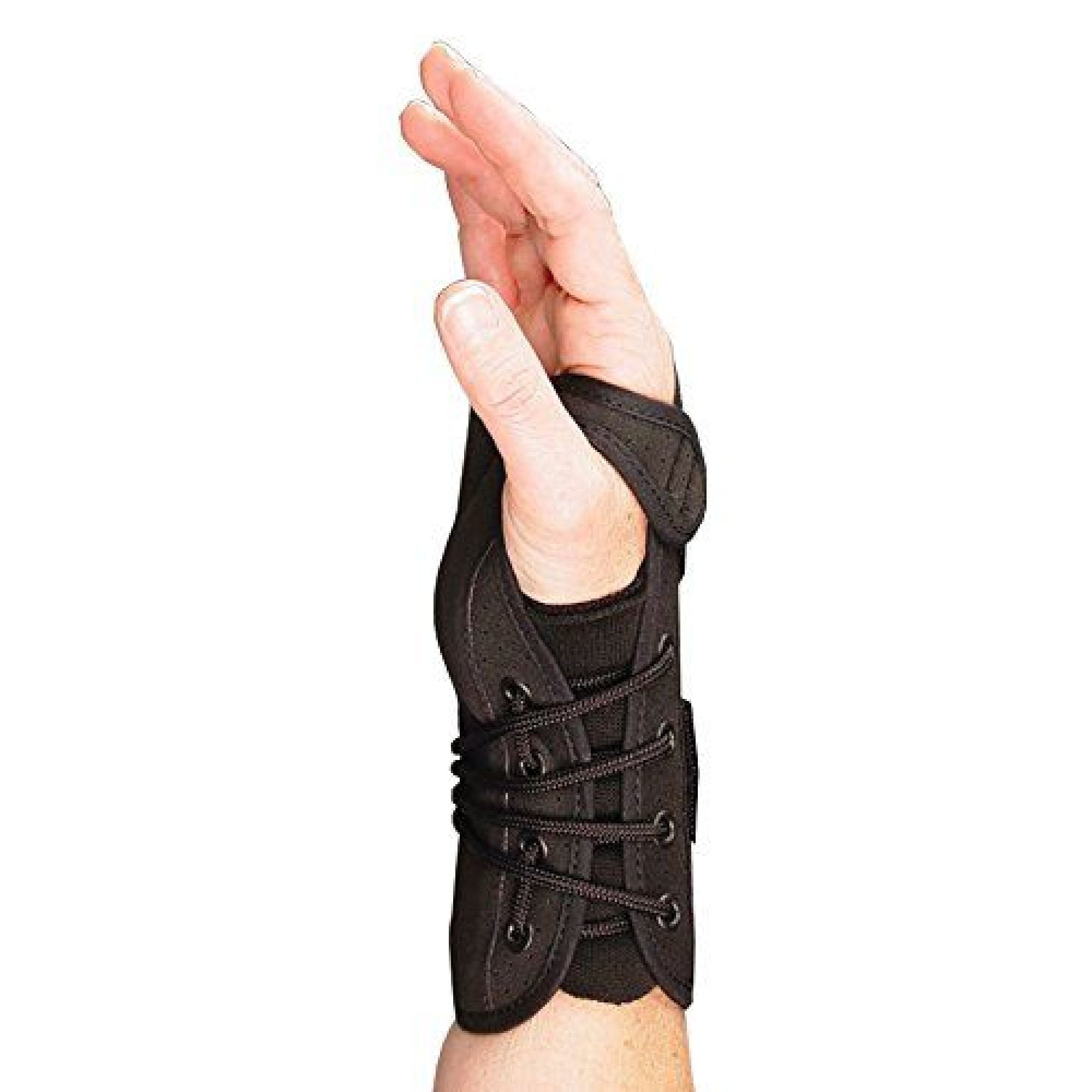 Wrist Brace Sammons Preston Aluminum / Flannel Right Hand Black Small