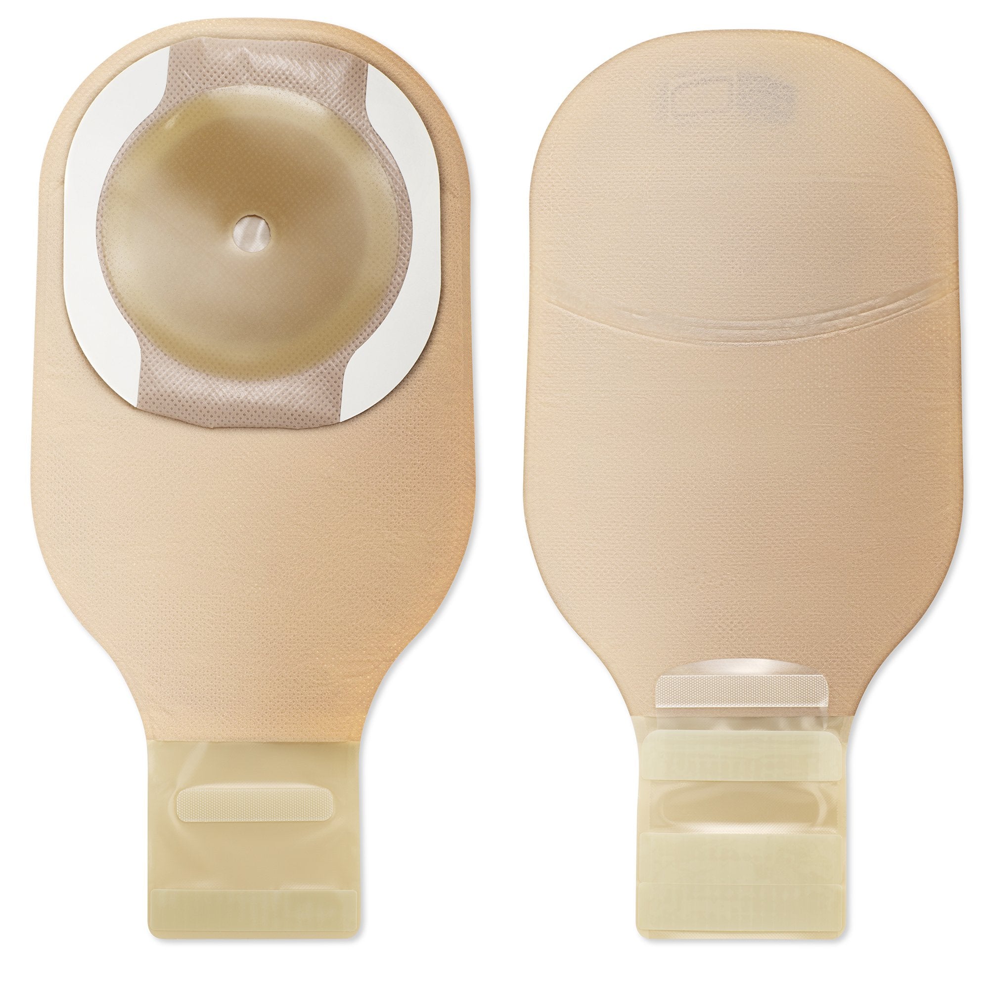 Ostomy Pouch Premier One-Piece System 12 Inch Length Flat, Pre-Cut 1-9/16 Inch Stoma Drainable