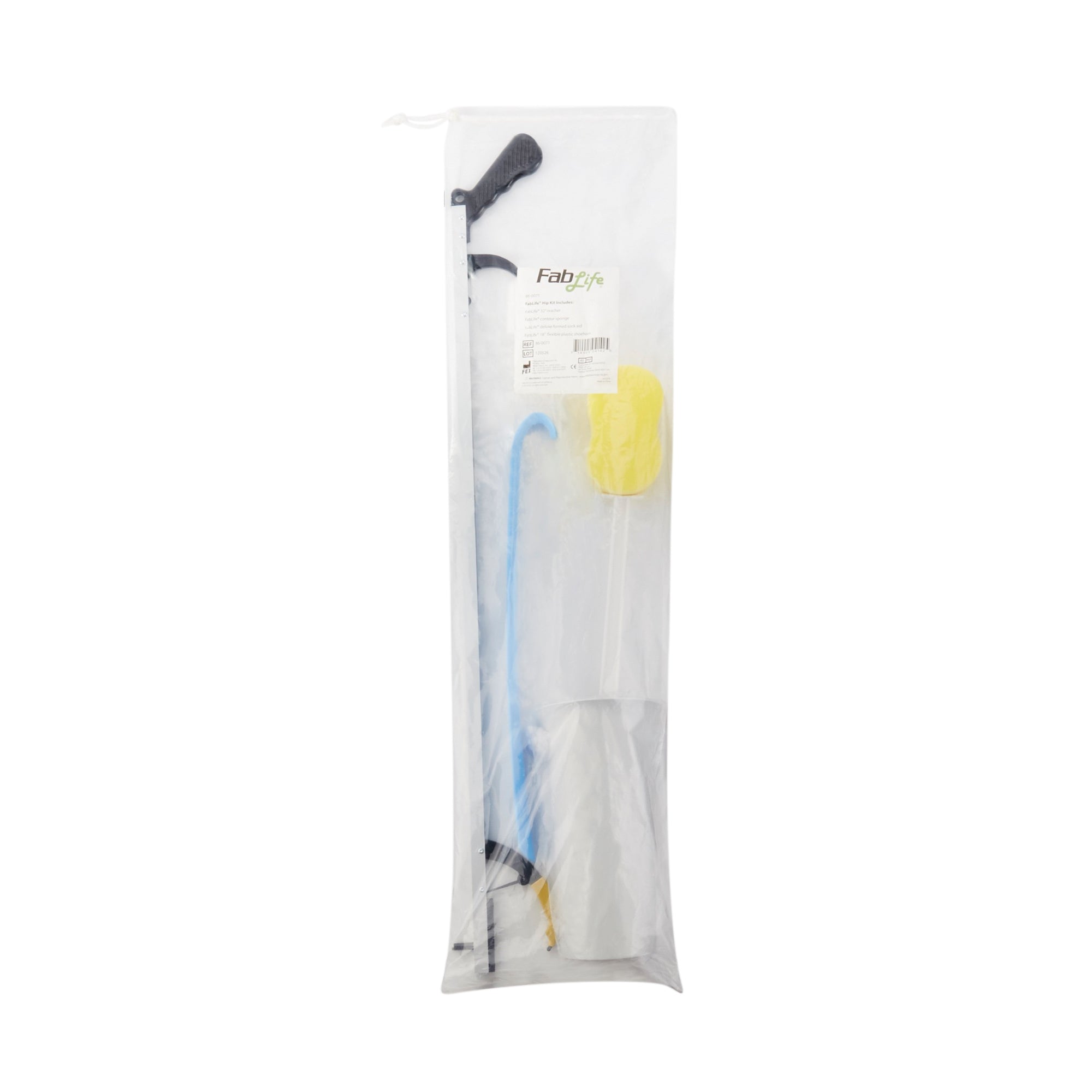 fablife hip kit with 32 inch reacher and 18 inch plastic shoehorn fablife standard adl hip knee equipment kit mk814425ea