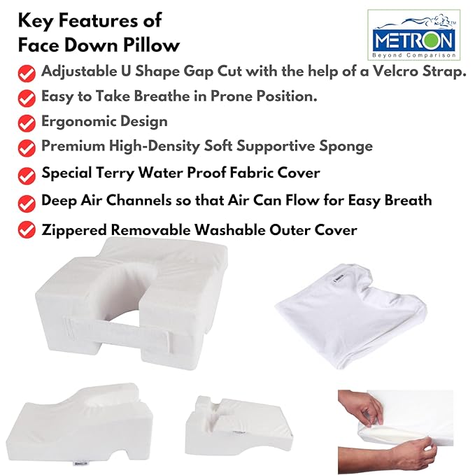 face down pillow 17 x 14 x 6 2 5