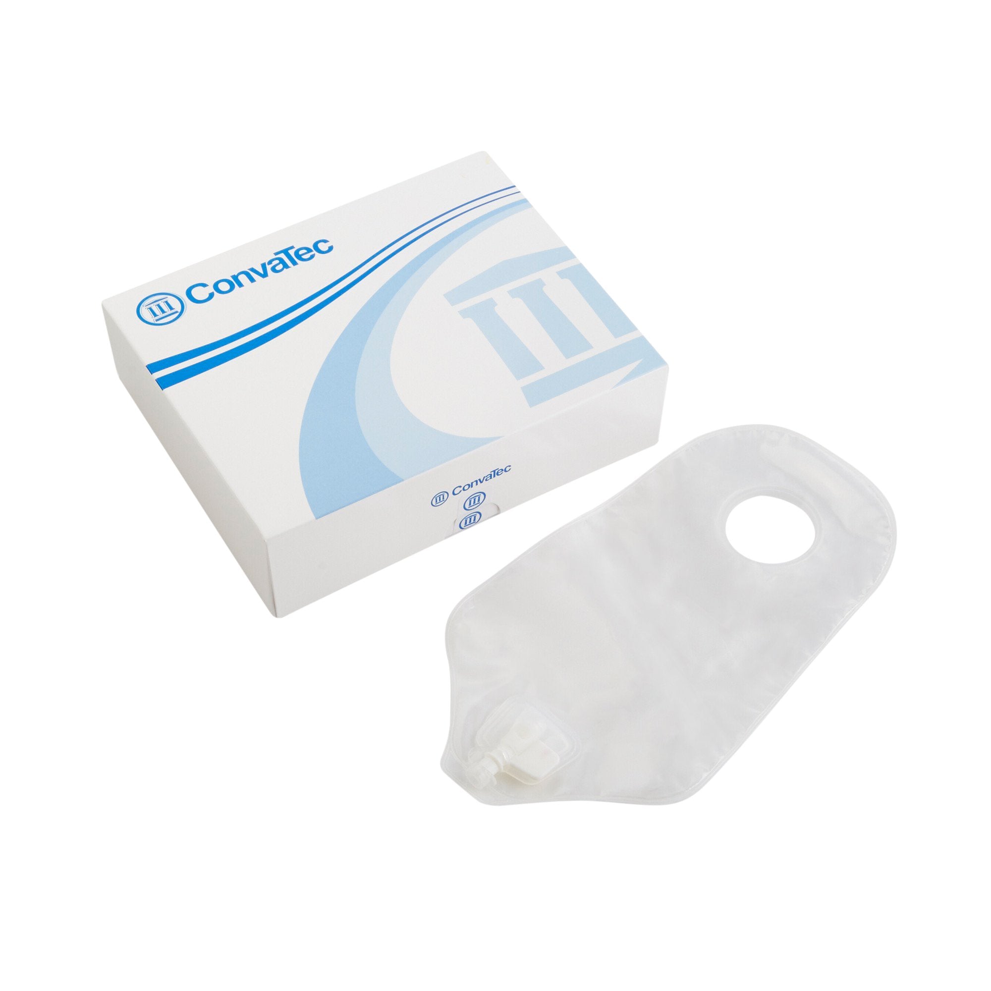 Urostomy Pouch Sur-Fit Natura Two-Piece System 10 Inch Length Drainable
