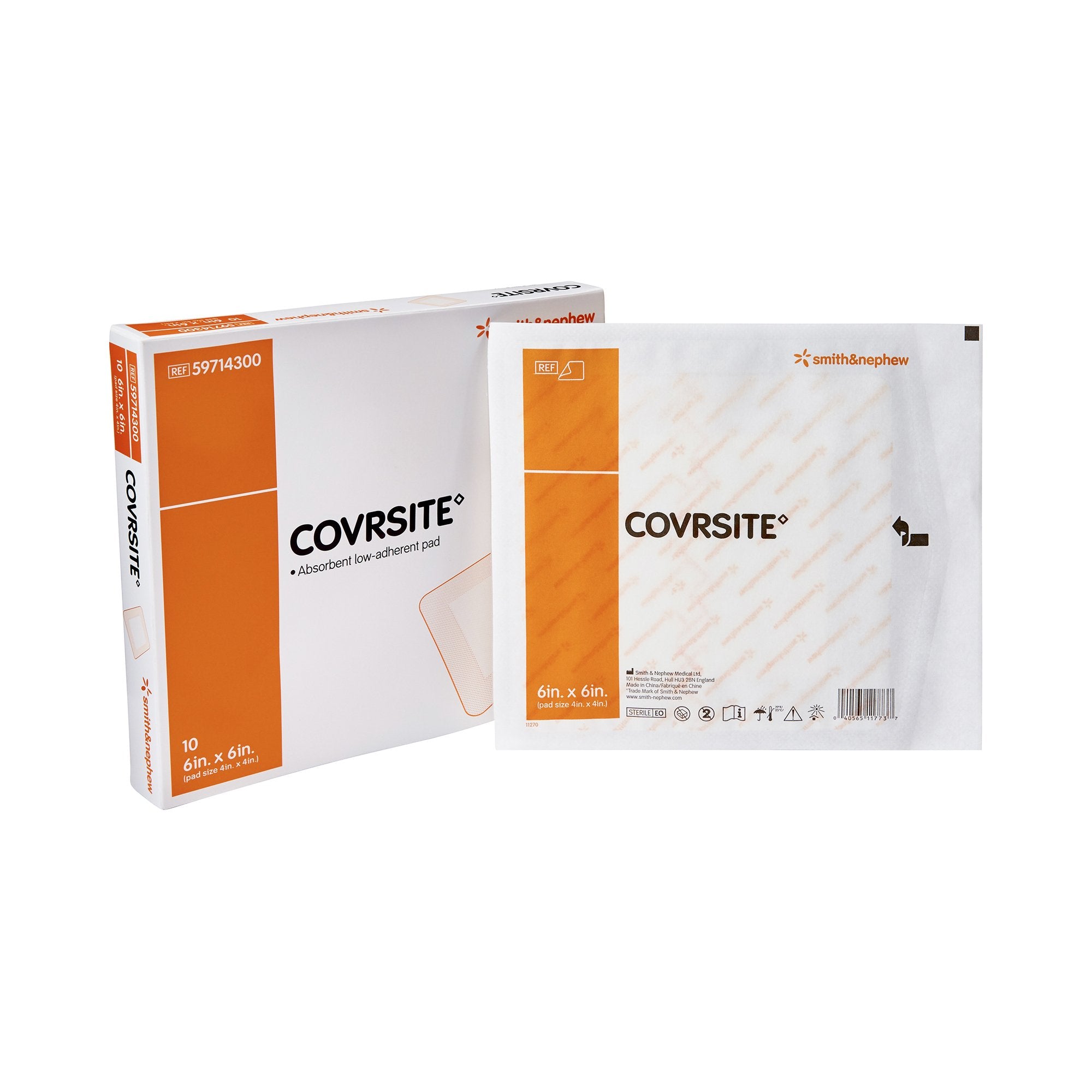 Composite Dressing Covrsite 6 X 6 Inch Square NonSterile Film Backing