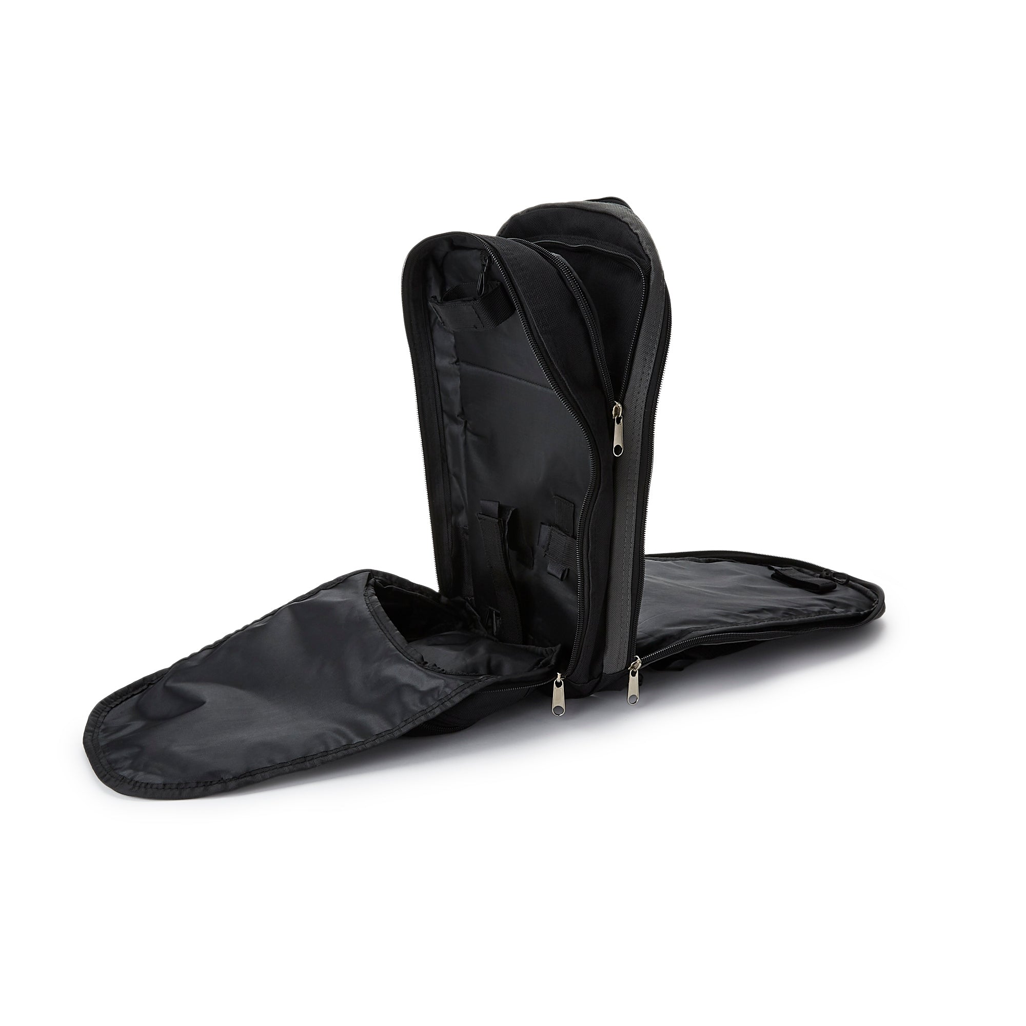 feeding pump backpack mckesson black pump pocket outside view window solution wrap support straps 2 x 9 x 15 inch packaging type each