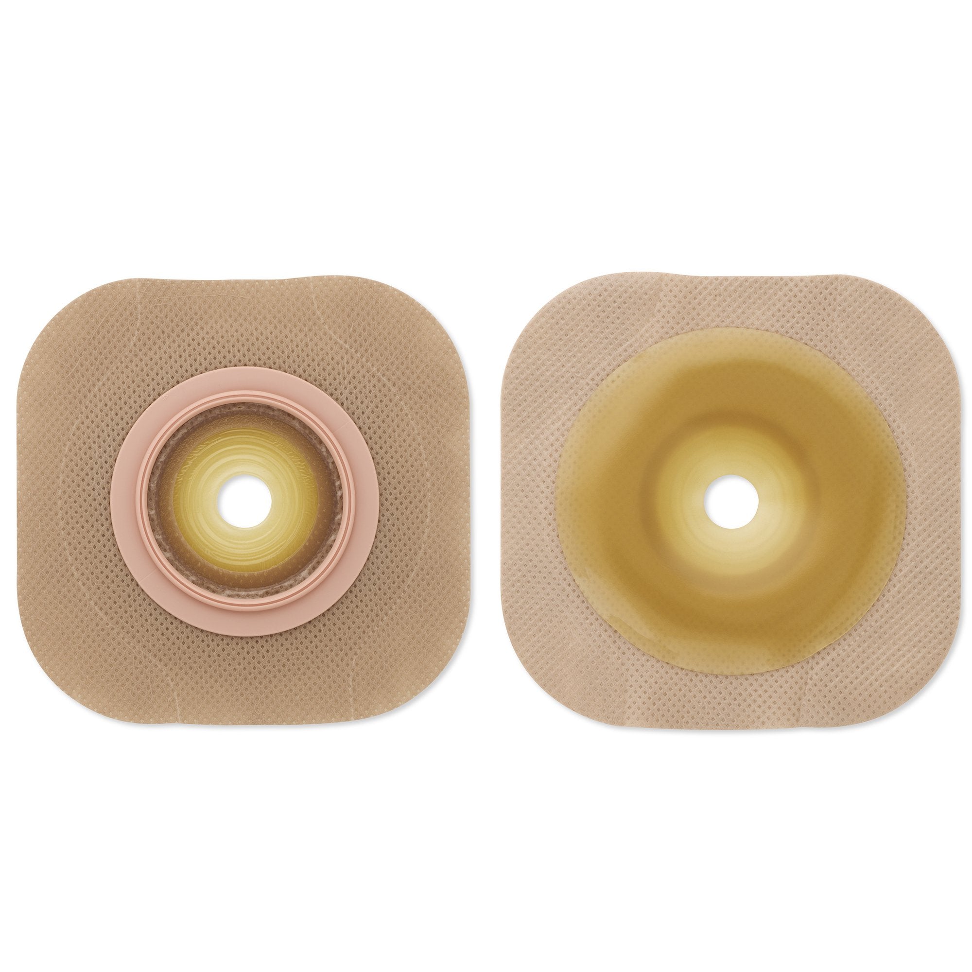 Ostomy Barrier New Image FormaFlex Moldable, Extended Wear Adhesive Tape Borders 44 mm Flange Green Code System Up to 1 1/4 Inch Opening