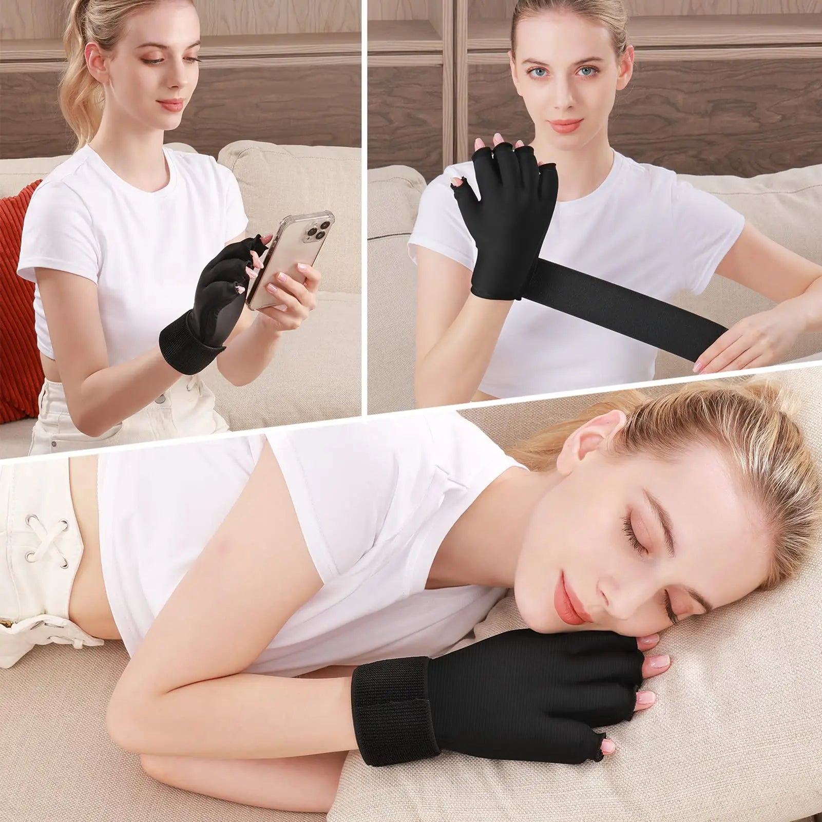 finger arthritis compression ice glove for pain relief hand wrist ice pack reusable gel cold pack for tendinitis carpal tunnel
