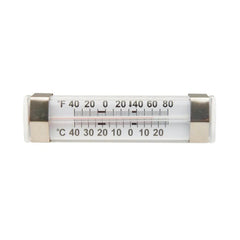 Refrigerator / Freezer Thermometer Fisherbrand Durac Fahrenheit / Celsius 40° to +80°F ( 40° to +25°C) Without External Probe Wall Mount Does Not Require Power