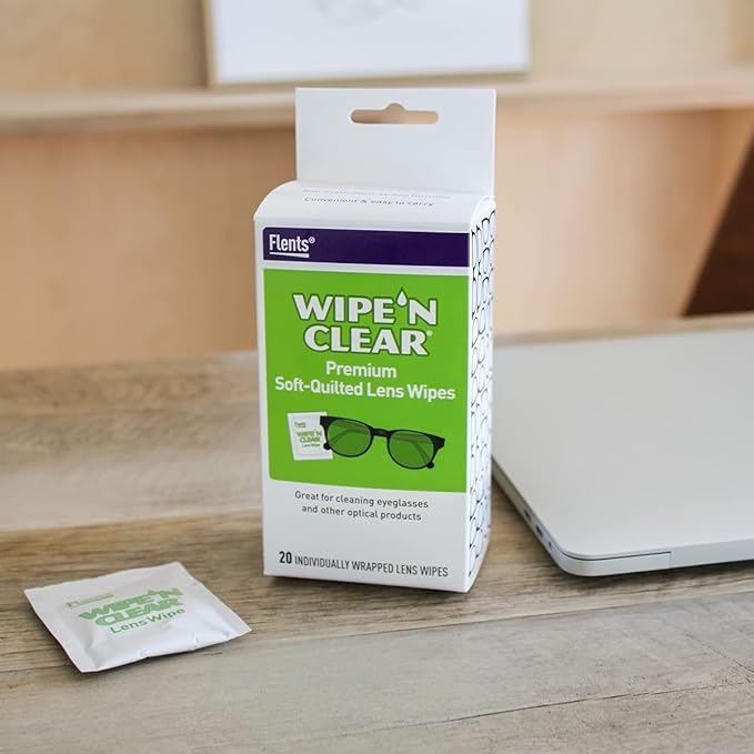 flents lens cleaning wipe