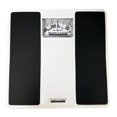 Floor Scale Health O Meter Dial Display 270 lbs. Capacity Black / White Analog