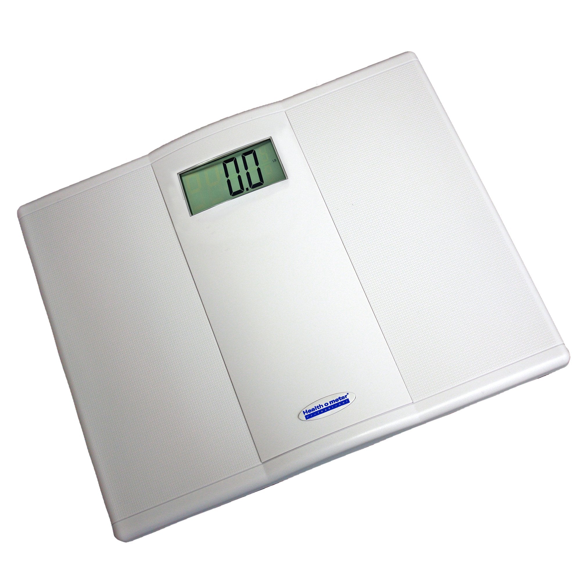 Floor Scale Health O Meter Digital Display 550 lbs. / 250 kg Capacity White Battery Operated