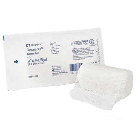 Fluff Bandage Roll Dermacea 3 Inch X 4 1/8 Yard 3 Ply Sterile 1 per Pouch