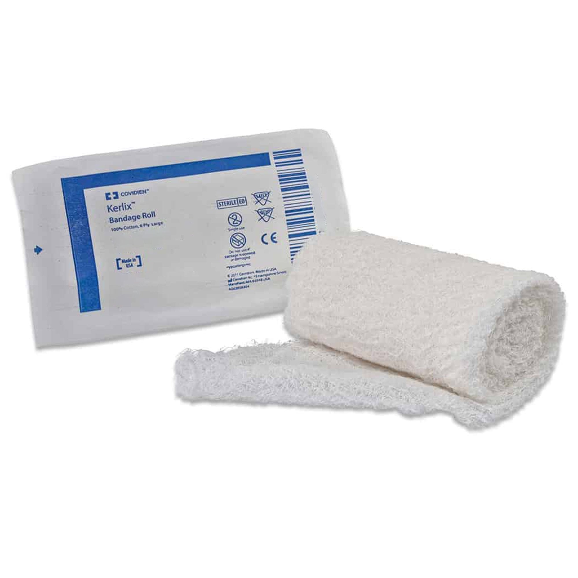 Fluff Bandage Roll Kerlix 3 4/10 Inch X 3 6/10 Yard 6 Ply NonSterile 96 per Pack