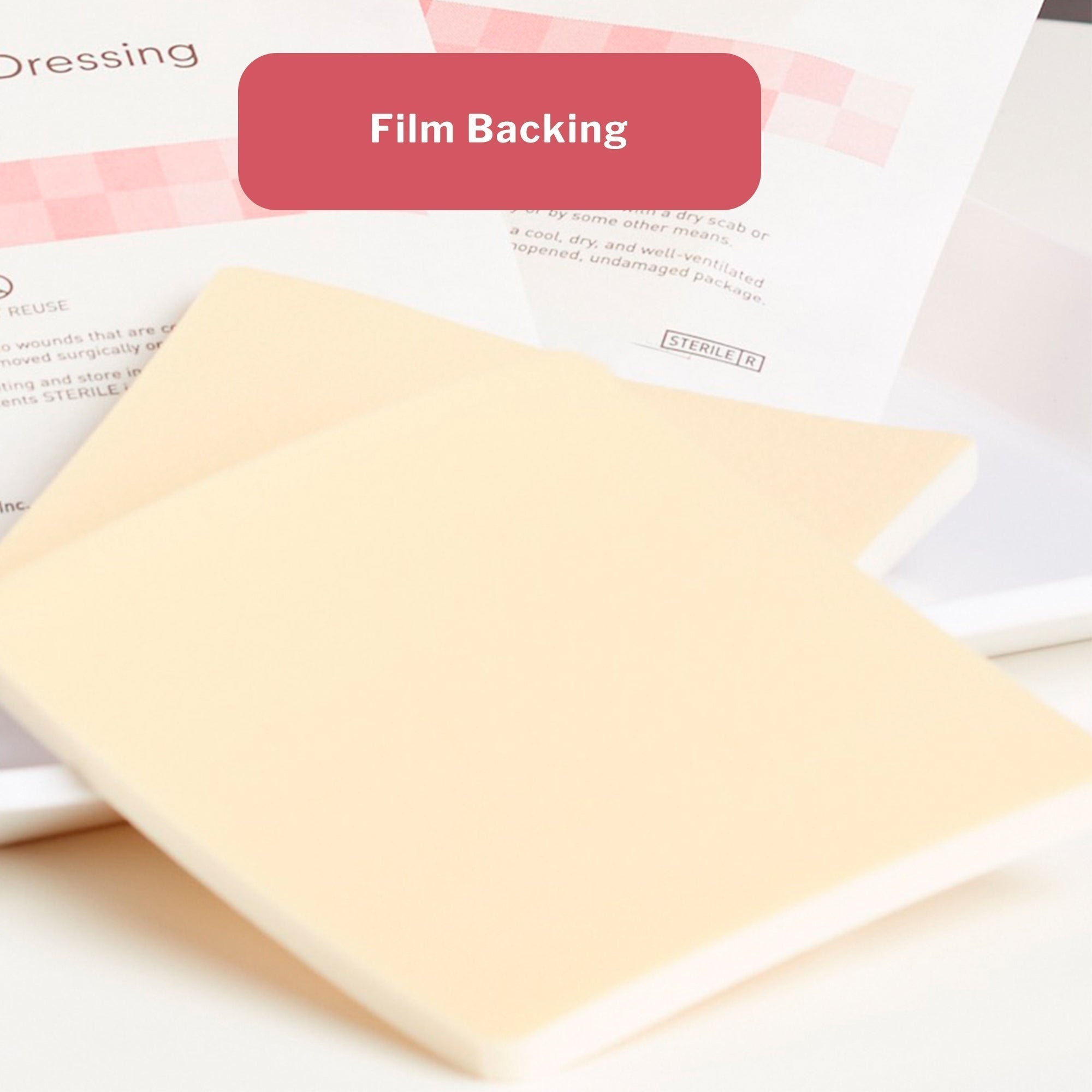 foam dressing mckesson 6 x 6 inch without border film backing nonadhesive square sterile packaging type box