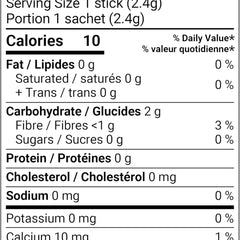 unflavored liquid thickener packets
