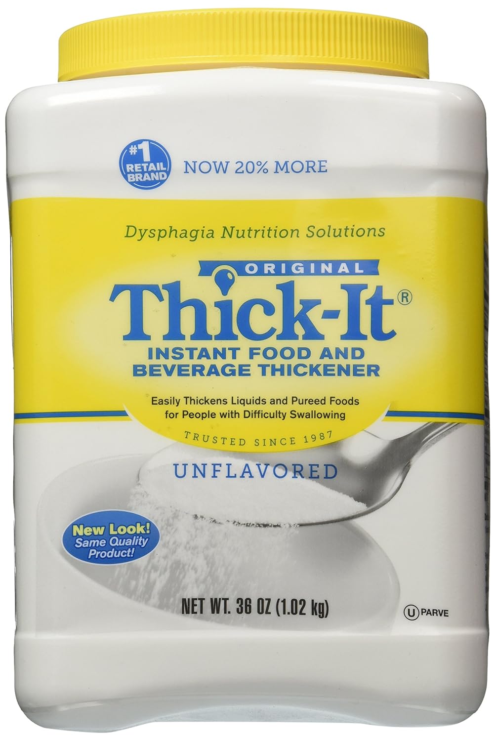 food and beverage thickener thick it original concentrated 36 oz canister unflavored powder iddsi level 0 thin packaging type case
