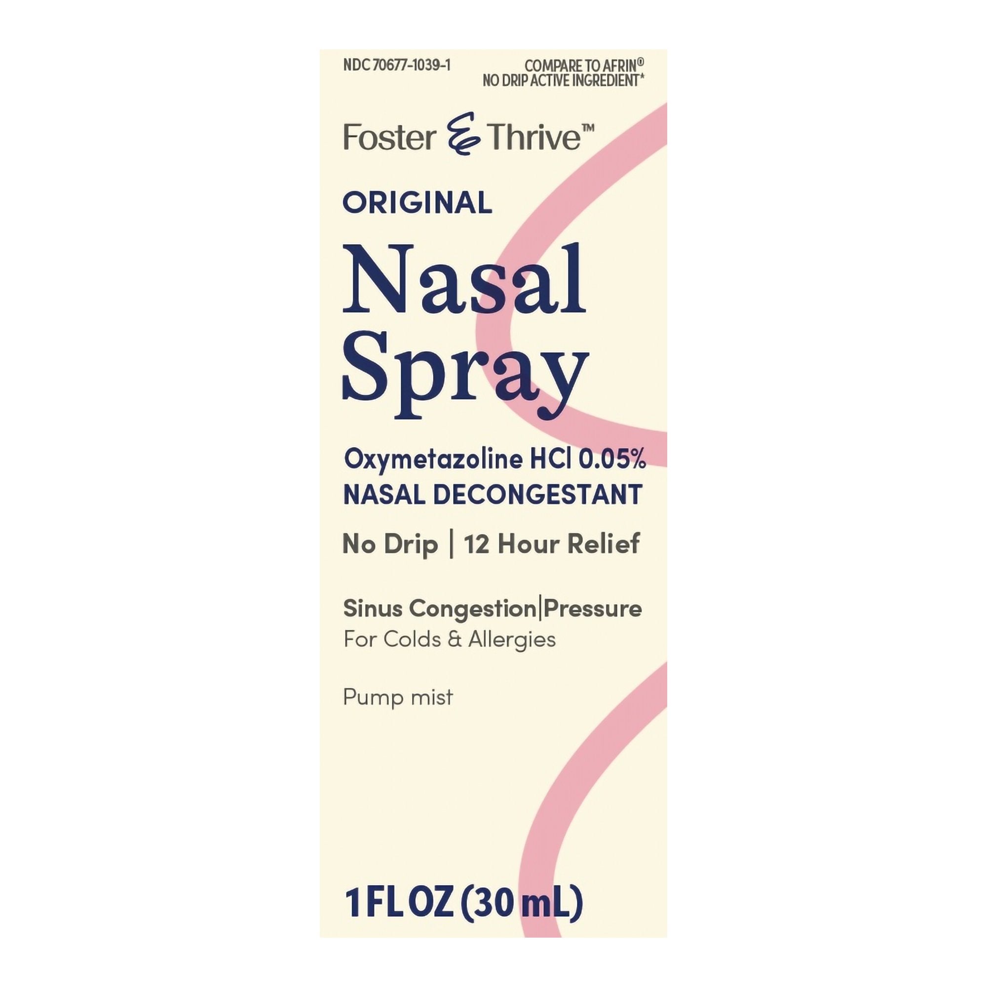 Sinus Relief Foster & Thrive 0.05% Strength Nasal Spray 1 oz.