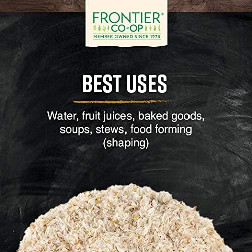frontier herb organic psyllium seed husk powder single bulk item 1lb