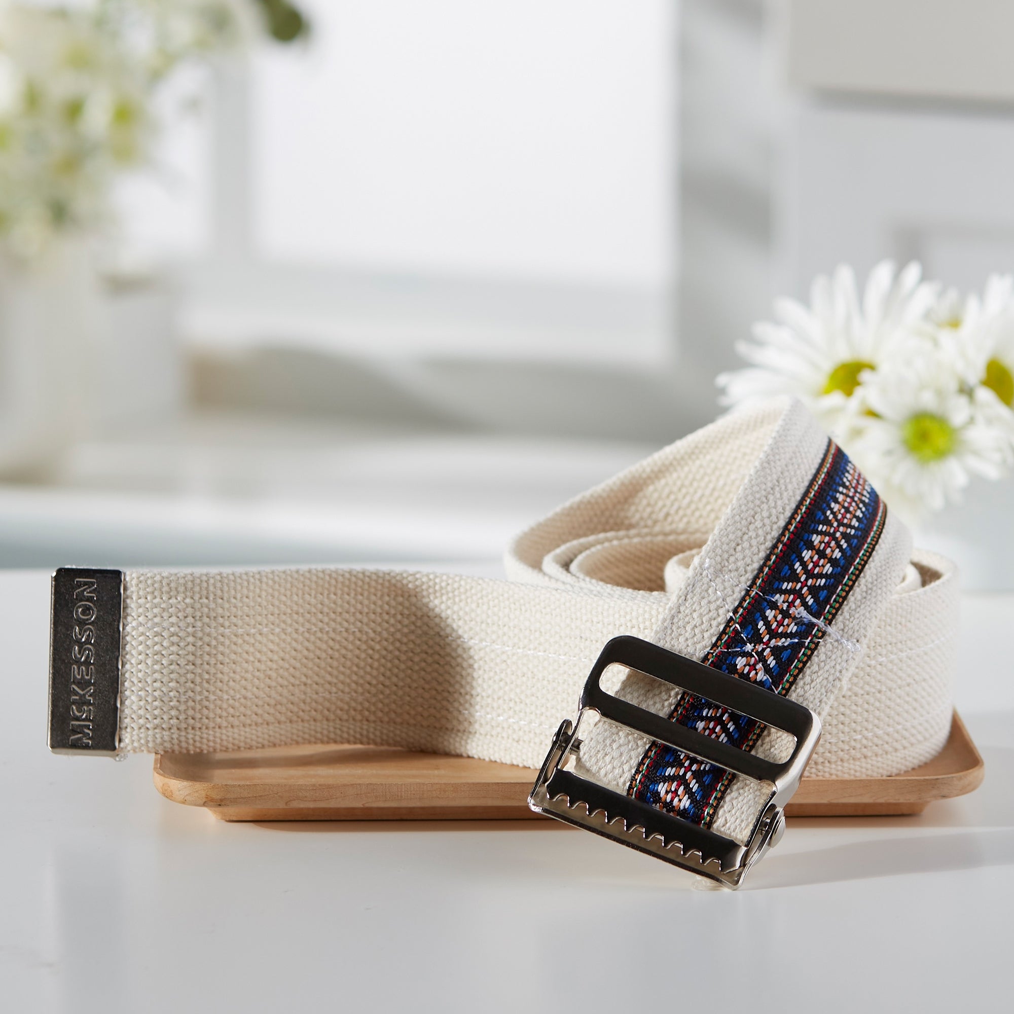 gait belt mckesson 60 inch length fiesta design packaging type each