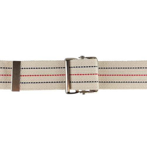 Gait Belt W/metal Buckle 2x60 Striped Blue Jay Brand All Care Store