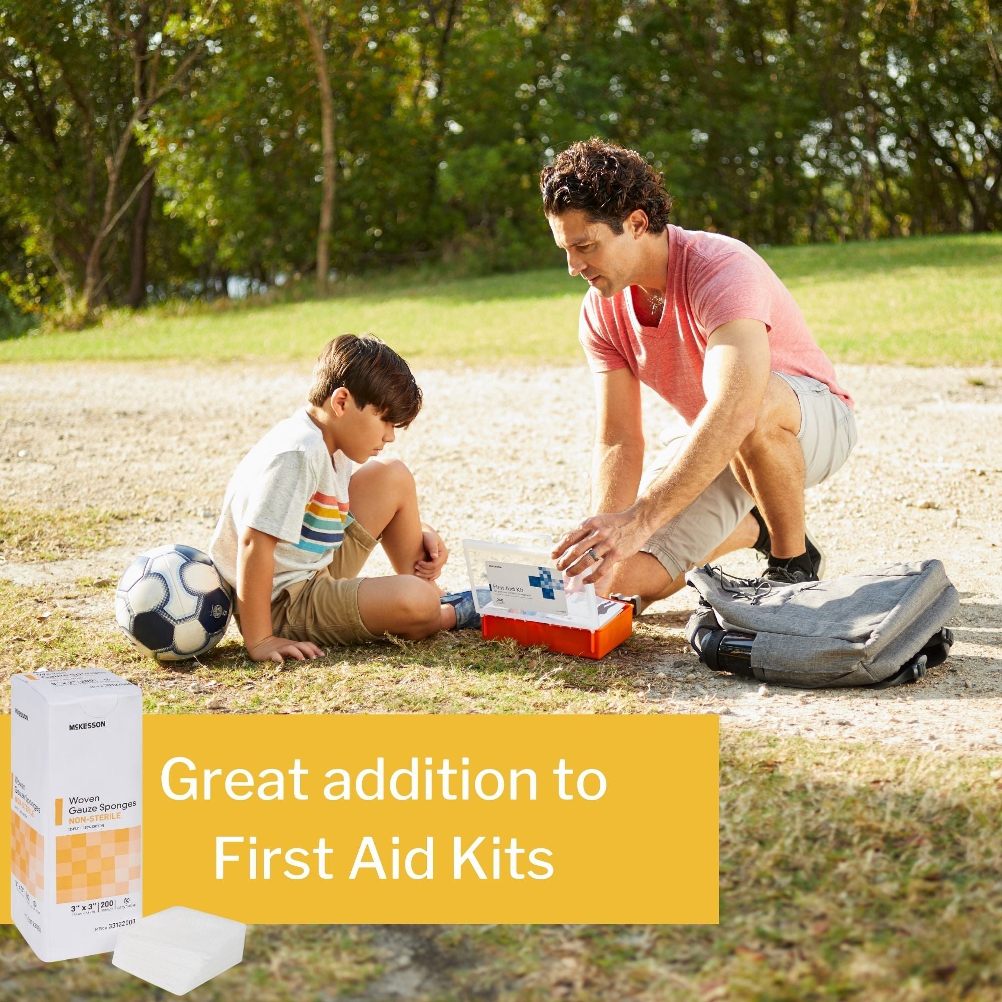gauze sponge mckesson 3 x 3 inch 12 ply nonsterile 200 per pack
