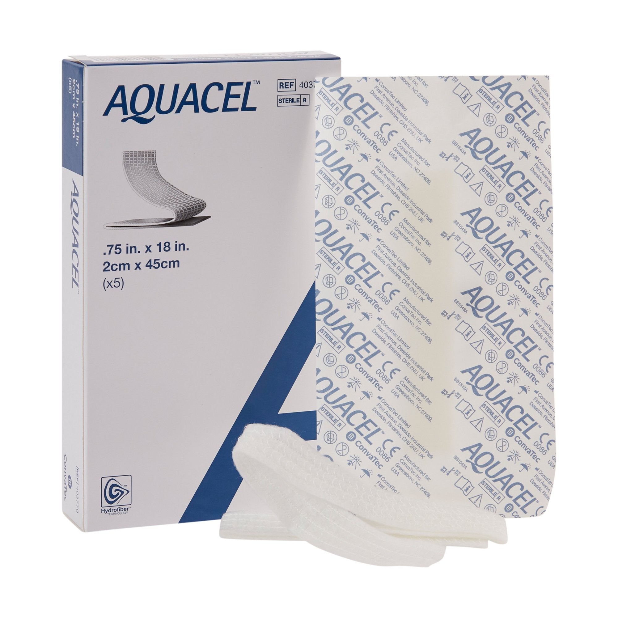 Gelling Fiber Wound Dressing Aquacel Ribbon 3/4 X 18 Inch Ribbon Sterile