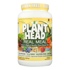 genceutic naturals plant head real meal vanilla 2 3 lb