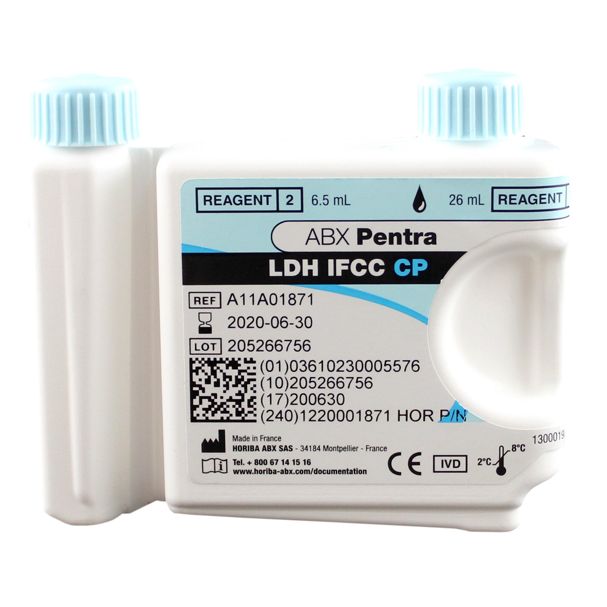 General Chemistry Reagent ABX Pentra Lactate Dehydrogenase (LDH) For ABX Pentra 400 Clinical Chemistry Analyzer 125 Tests