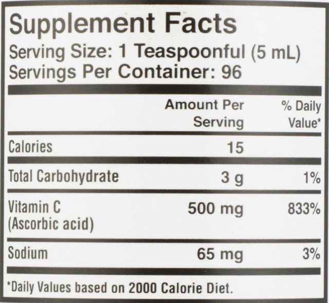 geri care ascorbic acid vitamin c supplement 16 fl oz geri care vitamin c supplement mk703057ea