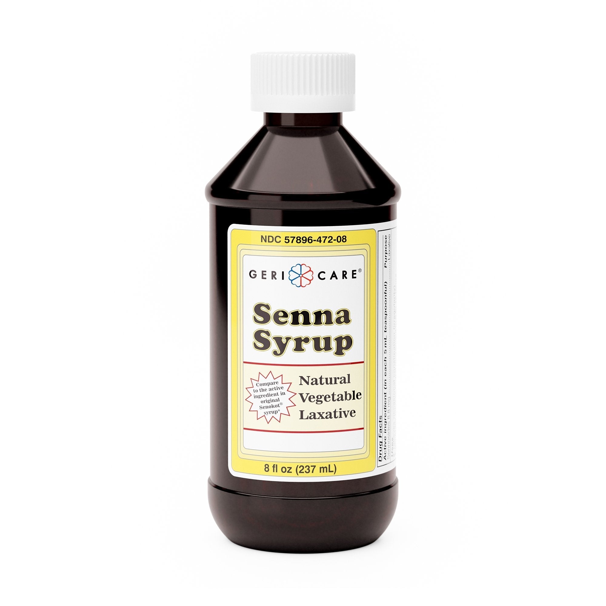 Laxative Geri Care Syrup 8 oz. Senna Leaf Extract
