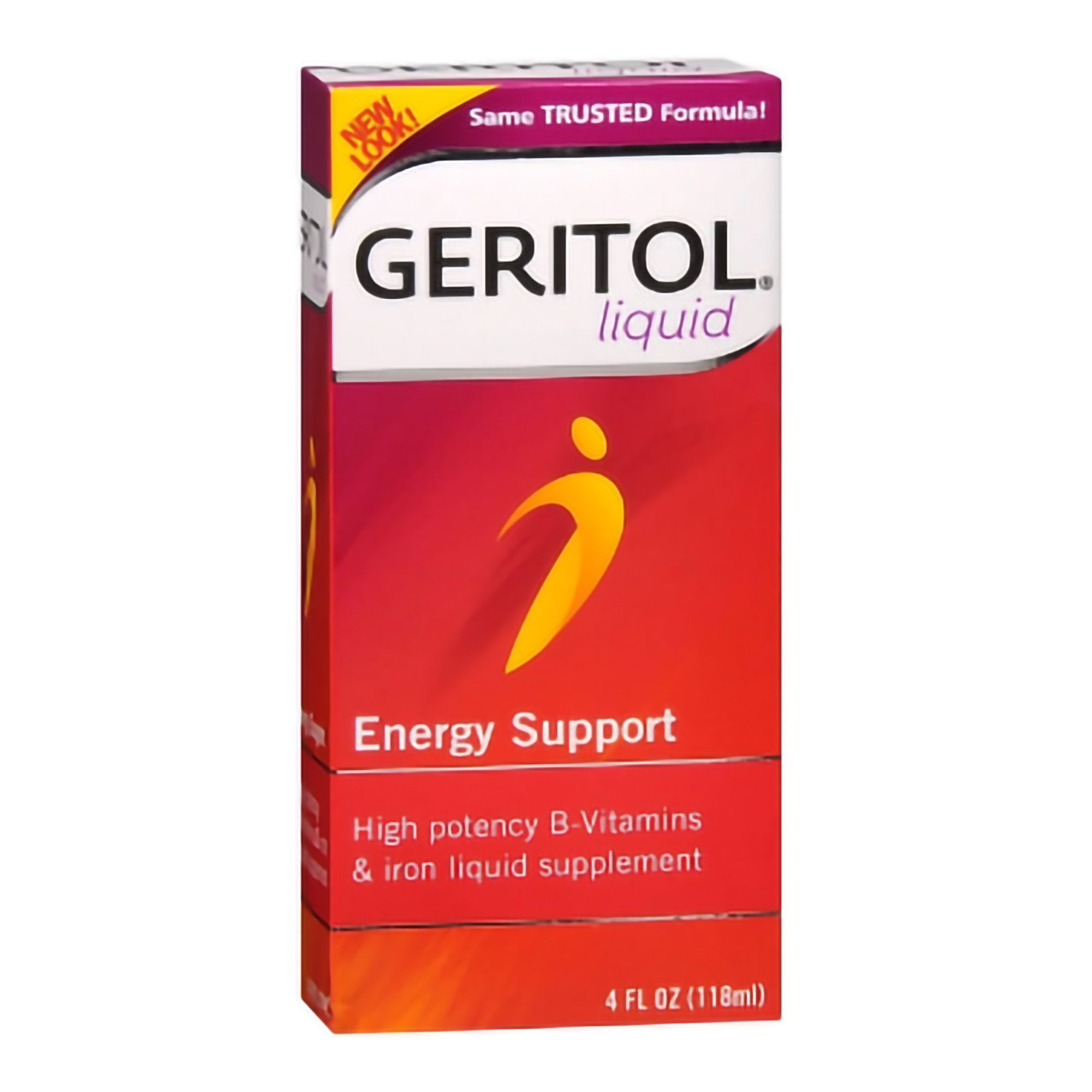 Multivitamin Supplement Geritol Vitamin B3 / Choline Bitartrate / Iron 50 mg   50 mg   18 mg Strength Liquid 12 oz. Unflavored