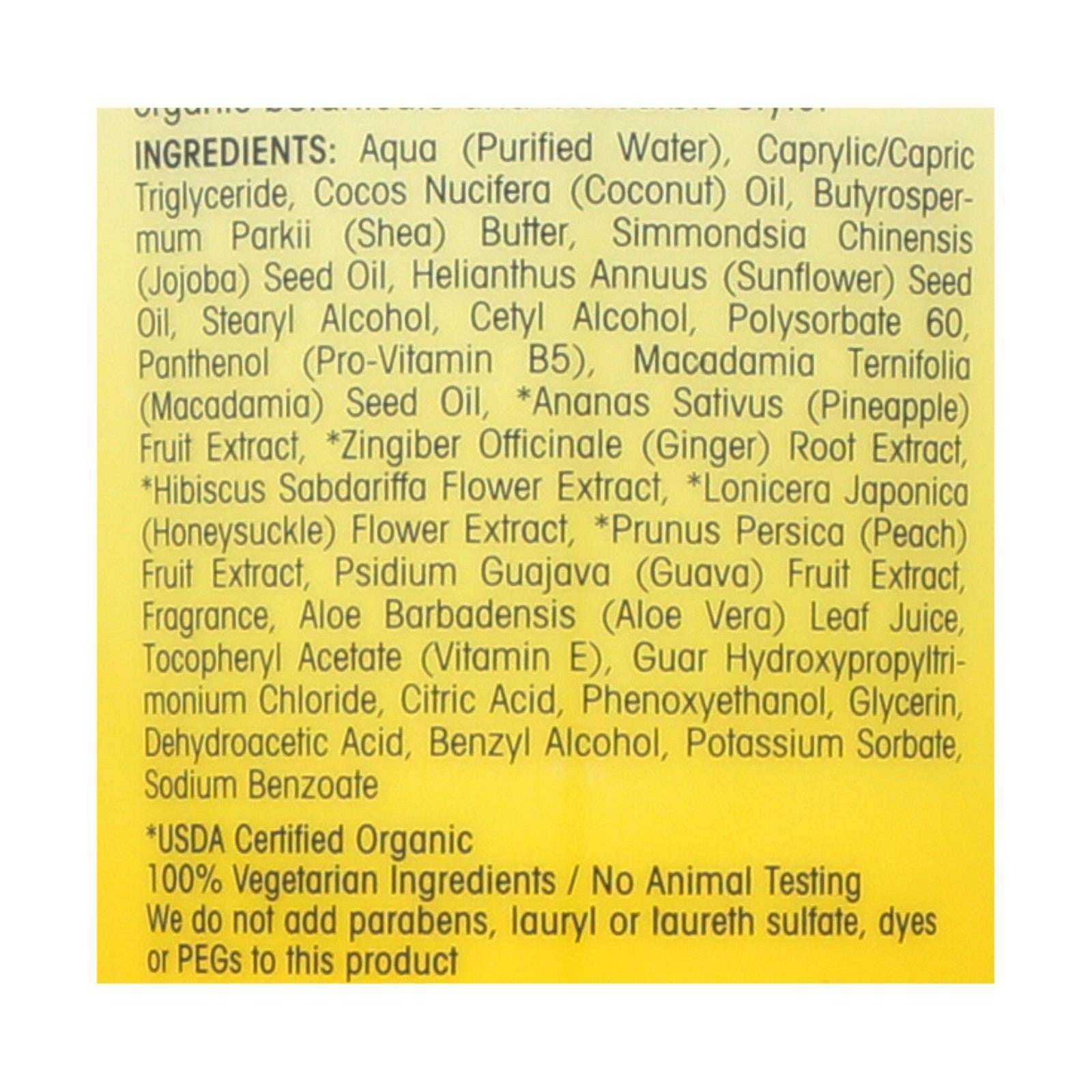 giovanni hair care products conditioner pineapple and ginger case of 1 8 5 oz