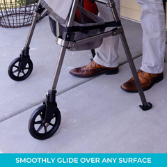 glides for ez fold n go walker pair
