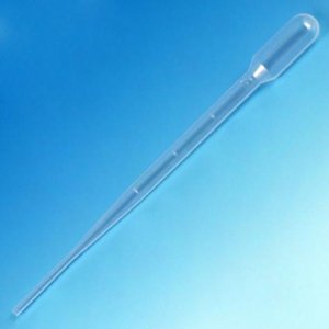 Globe Scientific Transfer Pipette 5 mL 0.5 mL Graduation Increments NonSterile