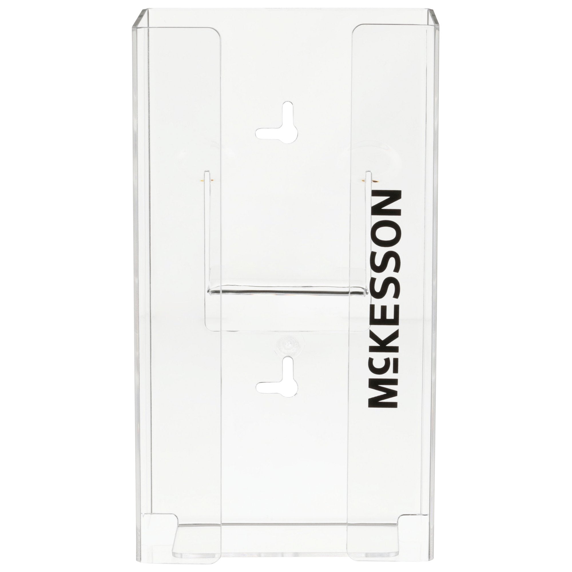 Glove Box Holder McKesson Horizontal or Vertical Mounted 1 Box Capacity Clear 4 X 5 1/2 X 10 Inch Plastic