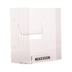 glove box holder mckesson horizontal or vertical mounted 2 box capacity clear 4 x 10 x 10 3 4 inch plastic packaging type each