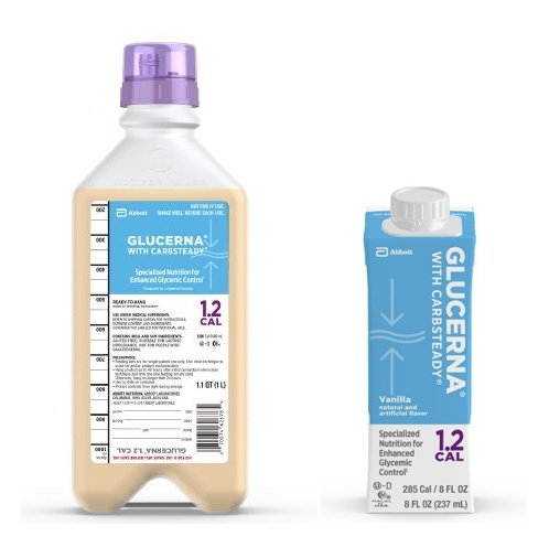 Oral Supplement Glucerna 1.2 Cal Vanilla Flavor Liquid 8 oz. Reclosable Carton,Packaging Type- Each