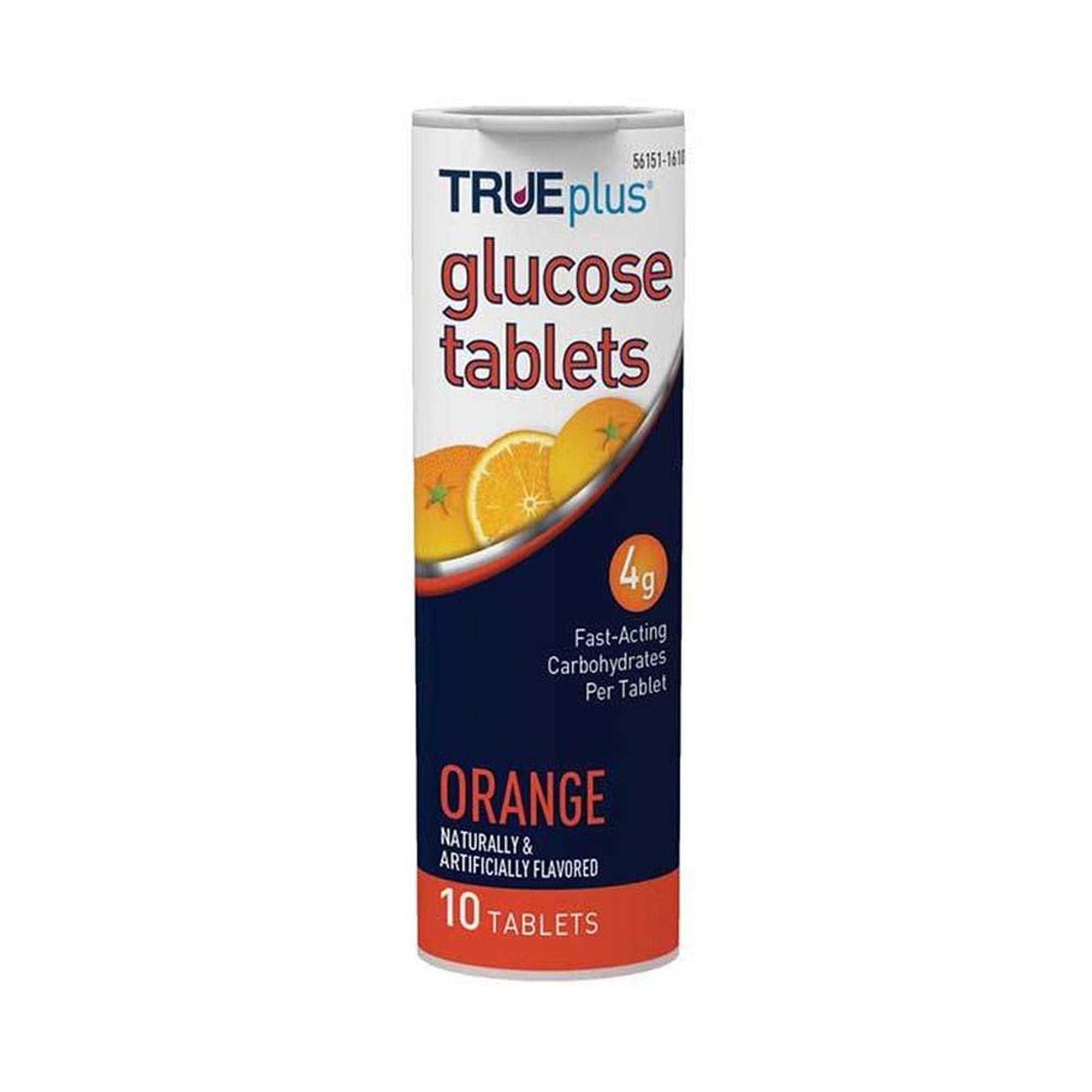 Glucose Supplement TRUEplus 10 per Bottle Chewable Tablet Orange Flavor