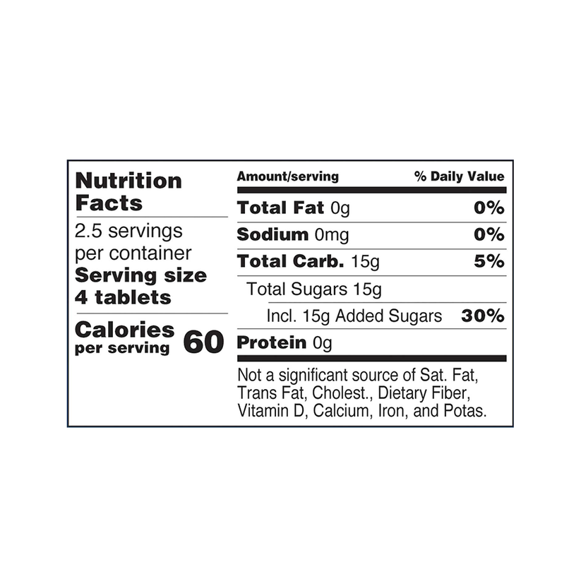 glucose supplement trueplus 10 per bottle chewable tablet raspberry flavor packaging type case