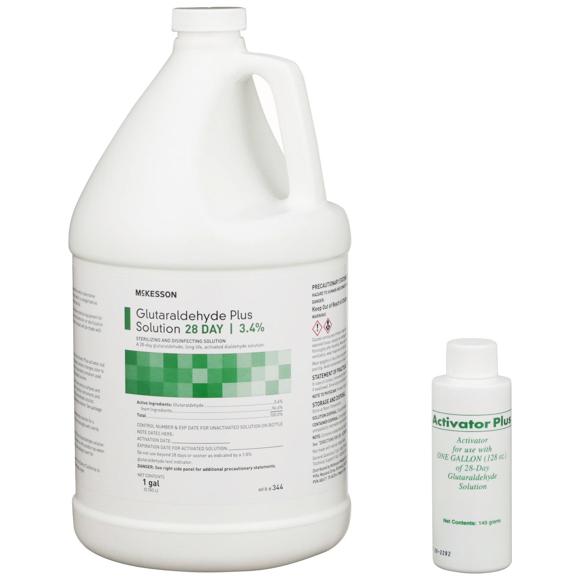 Glutaraldehyde High Level Disinfectant REGIMEN Activation Required Liquid 1 gal. Jug Reusable