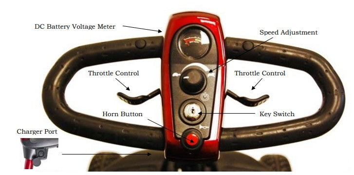 golden literider scooter blue 3 wheel scooter