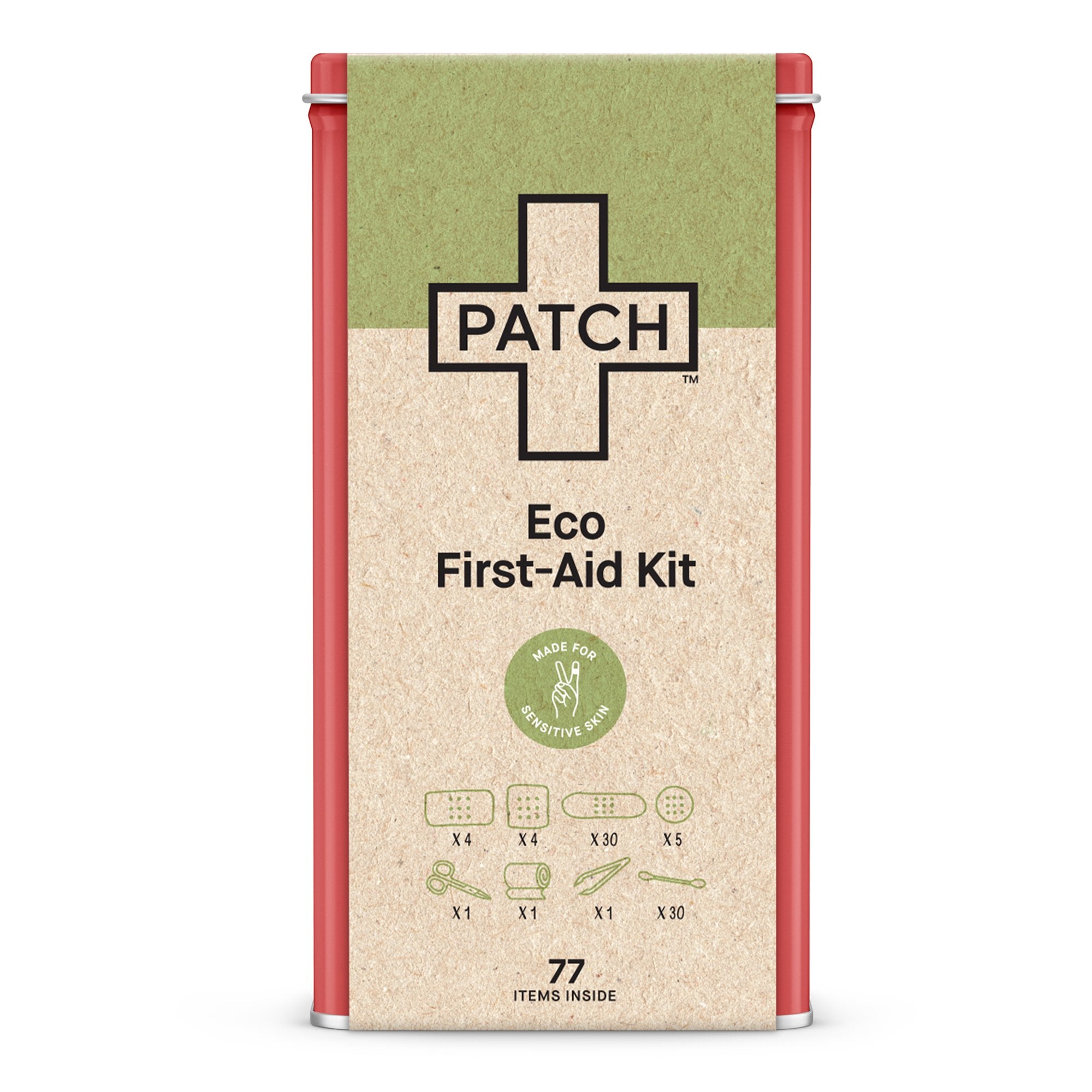 First Aid Kit PATCH Eco Tin Container