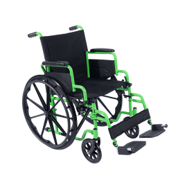 greenline wheelchair 16x16 with foot rest